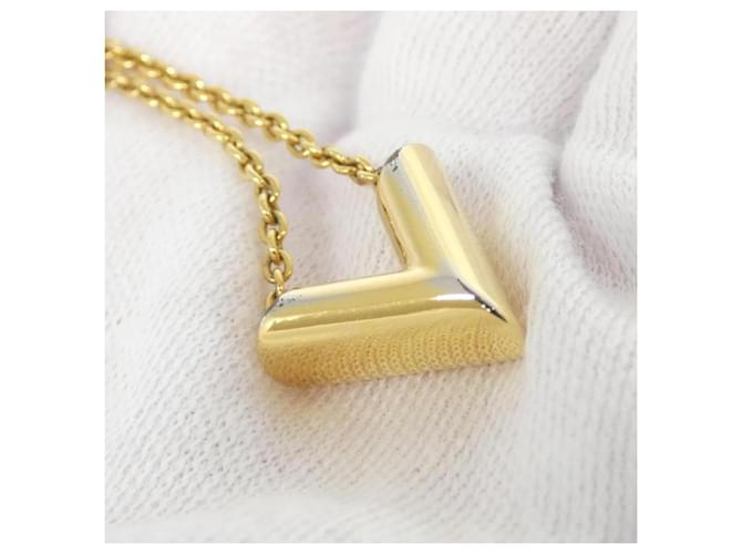 Collana Essential V Louis Vuitton D'oro - vista 4