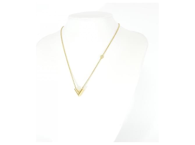 Collana Essential V Louis Vuitton D'oro - vista 5