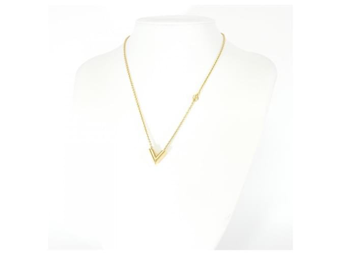 Collana Louis Vuitton Essential V D'oro - vista 4