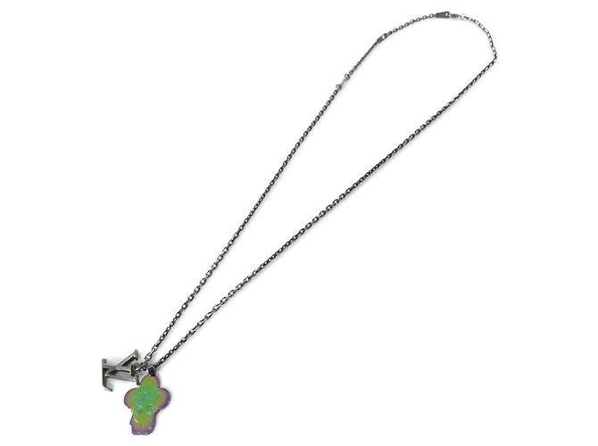 Pendente Louis Vuitton DJ Vocabulary Vivienne Necklace Nero Multicolore - vista 2