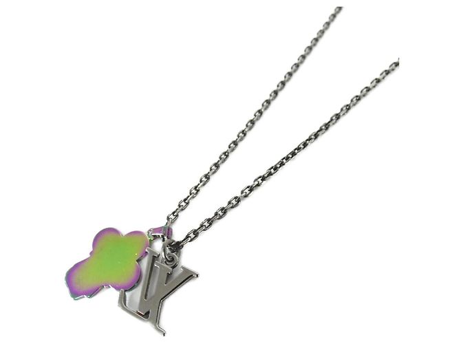 Pendente Louis Vuitton DJ Vocabulary Vivienne Necklace Nero Multicolore - vista 3