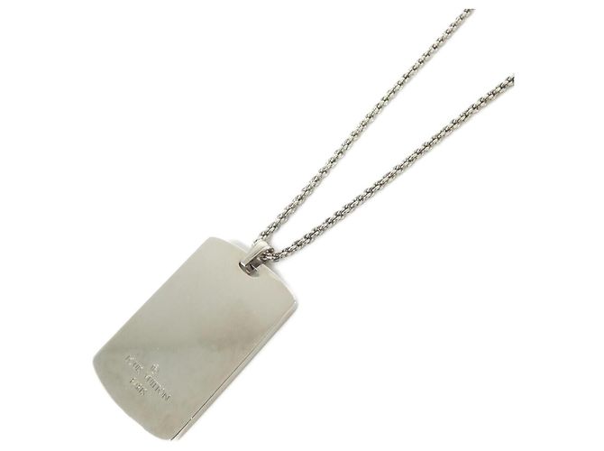 Louis Vuitton Collana con pendente LV Mountain Can M69474 Nero Argento - vista 3