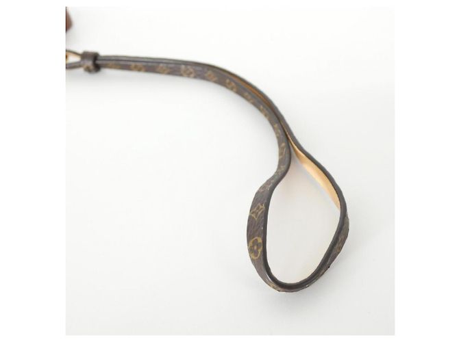 Louis Vuitton Monogram Accessory Bag Charm Vivienne Chocolat Marrone D'oro - vista 5