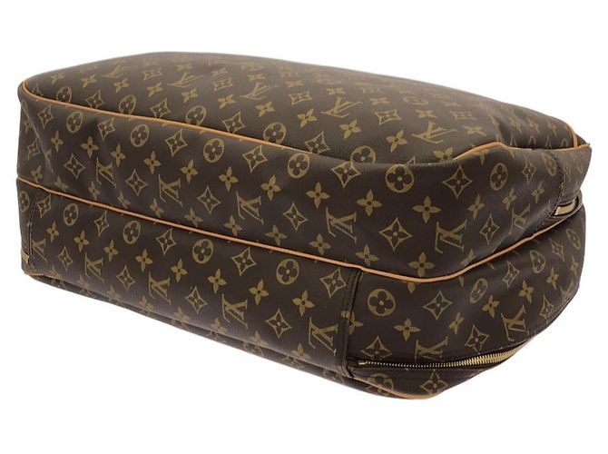 Borsa Boston Louis Vuitton Monogram Alizé 24R Marrone - vista 3