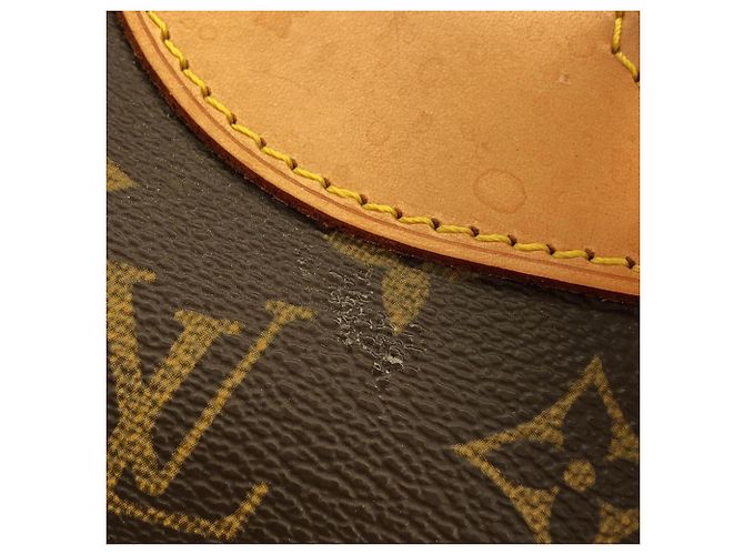 Borsa Boston Louis Vuitton Monogram Alizé 24R Marrone - vista 6
