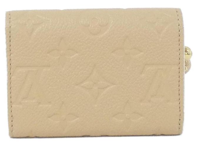 Monedero Monogram Empreinte Louis Vuitton Beige - vista 2