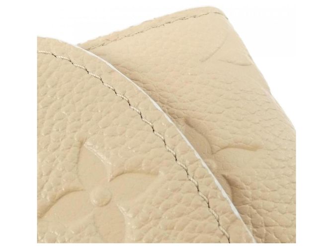 Monedero Monogram Empreinte Louis Vuitton Beige - vista 4