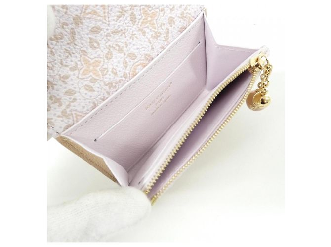 Monedero Monogram Empreinte Louis Vuitton Beige - vista 6