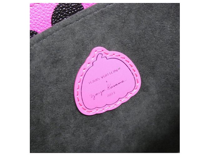 Handtasche Louis Vuitton Monogram Empreinte Pochette Métis MM Schwarz Fuschia - Ansicht 8