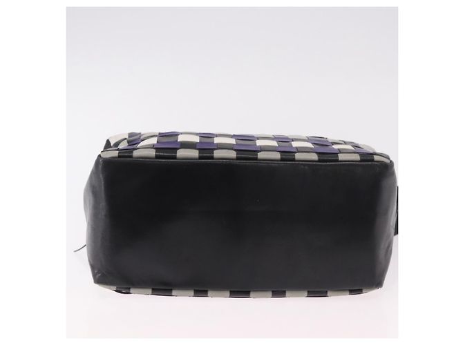 Borsa a Spalla Miu Miu in Pelle Viola e Oro Auth bs35677A D'oro Porpora - vista 5