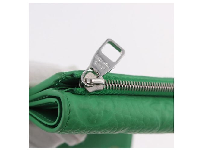 LOUIS VUITTON Empreinte Portefeuille Pilot Wallet Green M25848 LV Auth 188949M Verde - vista 10