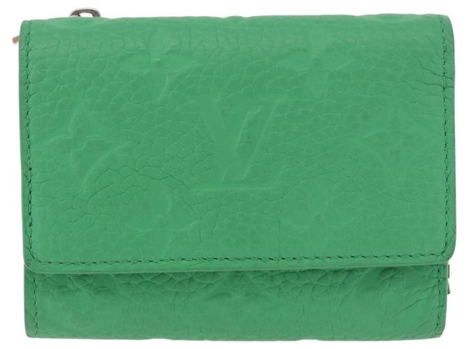 LOUIS VUITTON Empreinte Portefeuille Pilot Wallet Green M25848 LV Auth 188949M Verde - vista 13
