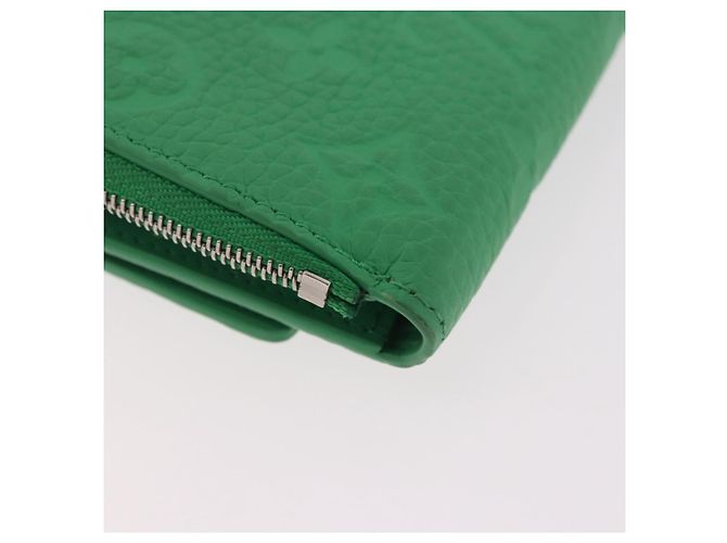 LOUIS VUITTON Empreinte Portefeuille Pilot Wallet Green M25848 LV Auth 188949M Verde - vista 15