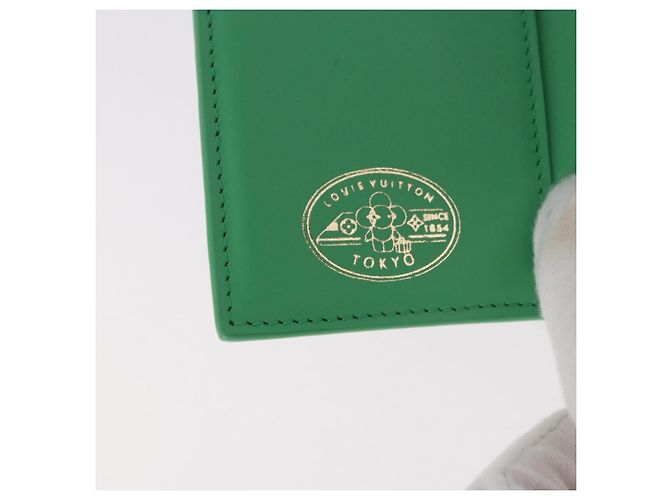 LOUIS VUITTON Empreinte Portefeuille Pilot Wallet Green M25848 LV Auth 188949M Verde - vista 17