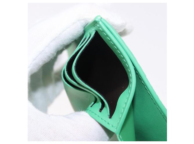 LOUIS VUITTON Empreinte Portefeuille Pilot Wallet Green M25848 LV Auth 188949M Verde - vista 21