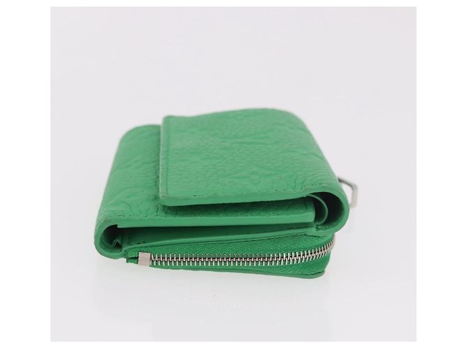 LOUIS VUITTON Empreinte Portefeuille Pilot Wallet Green M25848 LV Auth 188949M Verde - vista 3