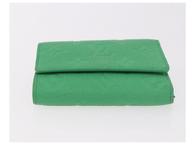 LOUIS VUITTON Empreinte Portefeuille Pilot Wallet Green M25848 LV Auth 188949M Verde - vista 6
