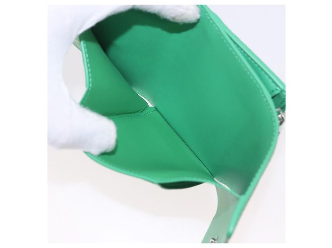 LOUIS VUITTON Empreinte Portefeuille Pilot Wallet Green M25848 LV Auth 188949M Verde - vista 9
