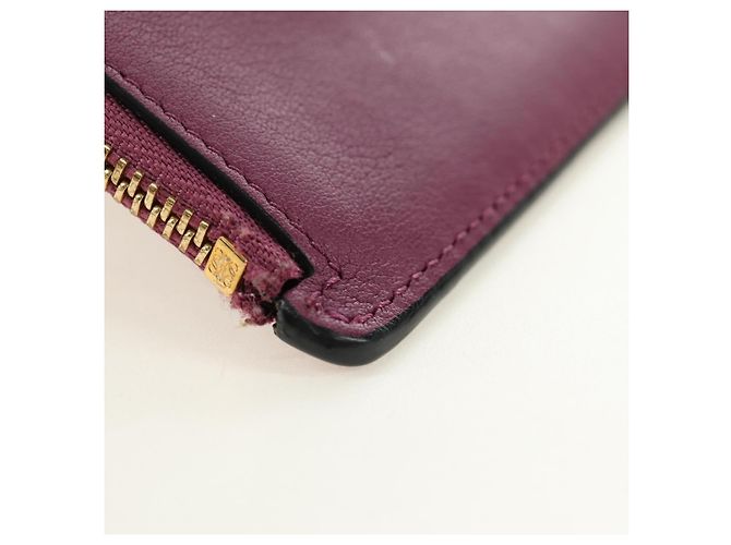 LOEWE Studio Ghibli Green Frog From Spirited Away Case Leather Auth 167428SM Púrpura - vista 15