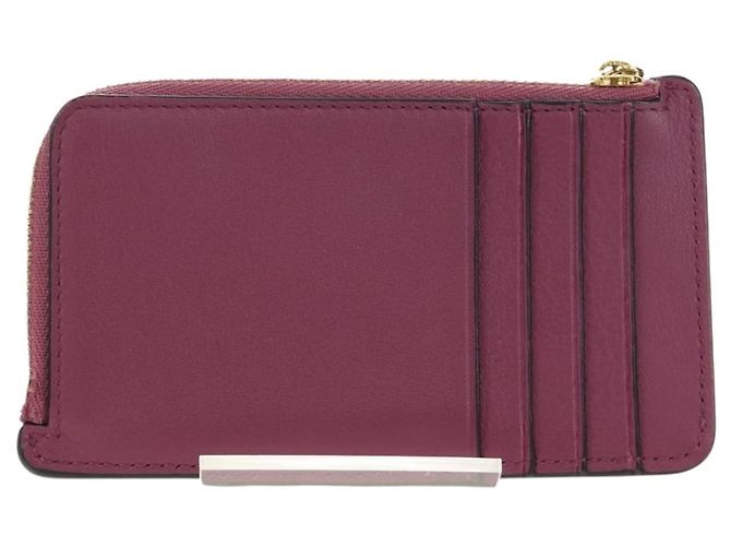 LOEWE Studio Ghibli Green Frog From Spirited Away Case Leather Auth 167428SM Púrpura - vista 2