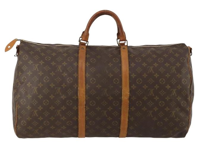 LOUIS VUITTON Monogram Keepall Bandouliere 60 Borsa Boston M41412 LV Auth 187517 Monogramma - vista 2
