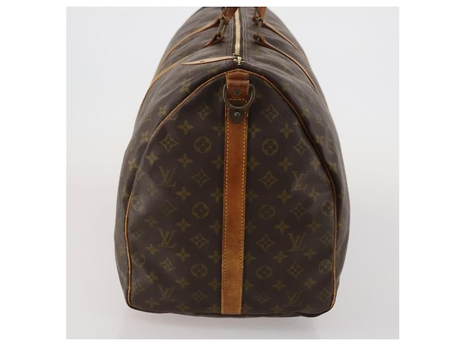 LOUIS VUITTON Monogram Keepall Bandouliere 60 Borsa Boston M41412 LV Auth 187517 Monogramma - vista 3