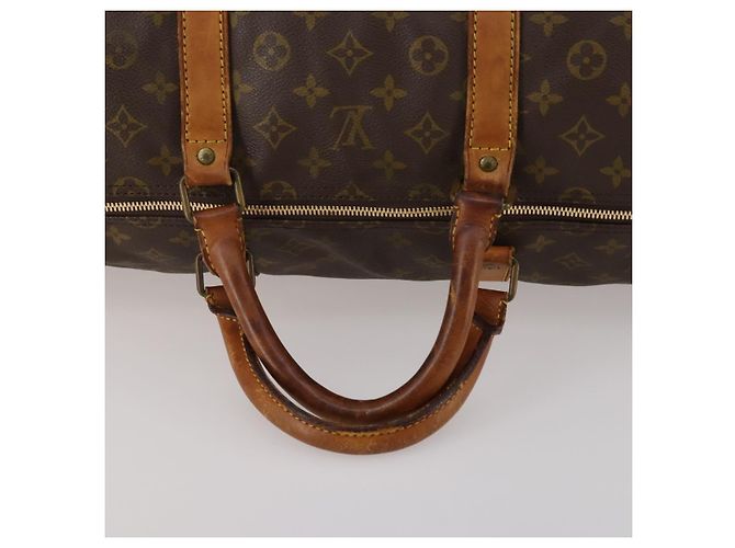 LOUIS VUITTON Monogram Keepall Bandouliere 60 Borsa Boston M41412 LV Auth 187517 Monogramma - vista 7