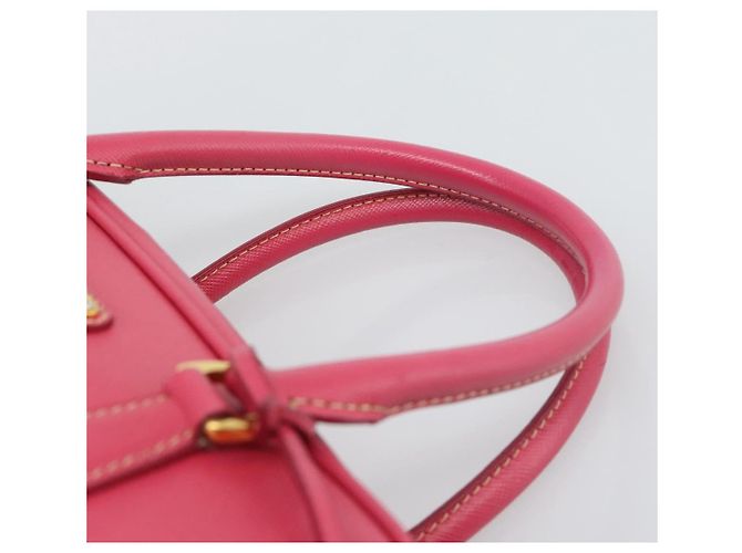 Borsa PRADA Saffiano Rosa Oro Auth ka4966V D'oro - vista 14