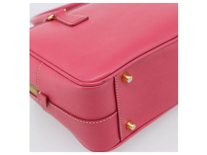 Borsa PRADA Saffiano Rosa Oro Auth ka4966V D'oro - vista 18