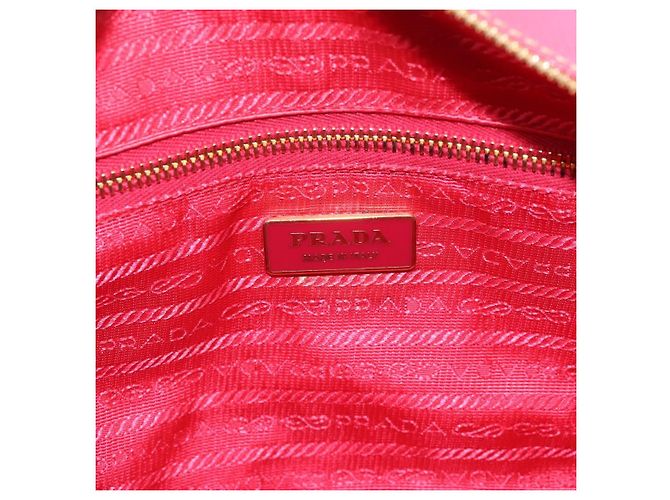 Borsa PRADA Saffiano Rosa Oro Auth ka4966V D'oro - vista 22