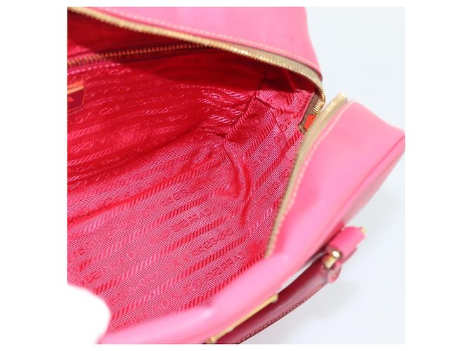 Borsa PRADA Saffiano Rosa Oro Auth ka4966V D'oro - vista 23