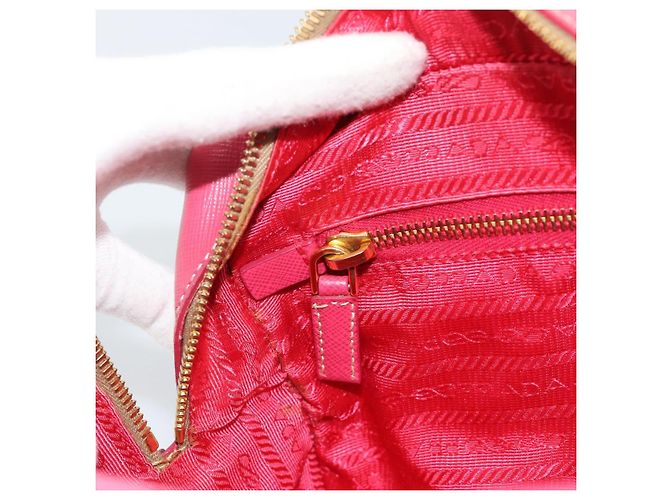 Borsa PRADA Saffiano Rosa Oro Auth ka4966V D'oro - vista 25