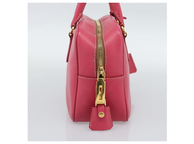 Borsa PRADA Saffiano Rosa Oro Auth ka4966V D'oro - vista 3