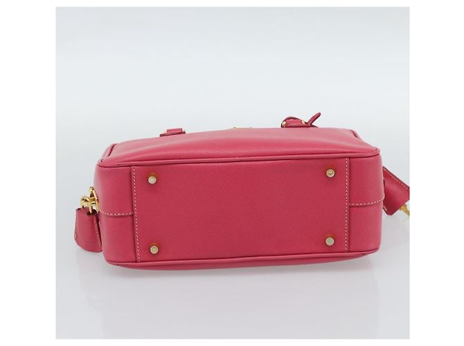 Borsa PRADA Saffiano Rosa Oro Auth ka4966V D'oro - vista 5