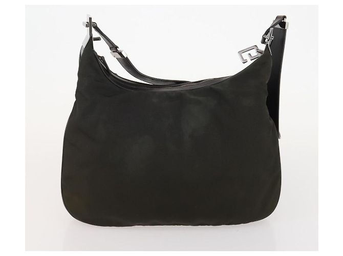 Borsa Tote GUCCI GG Canvas in Pelle e Tela 4 Set Beige Nero Marrone Auth gh2142 - vista 22