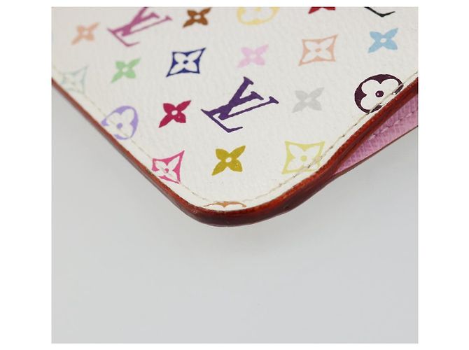 LOUIS VUITTON Monogram Multicolor Pochette Cles NM Handtasche M93734 LV Auth 185867A Weiß - Ansicht 15