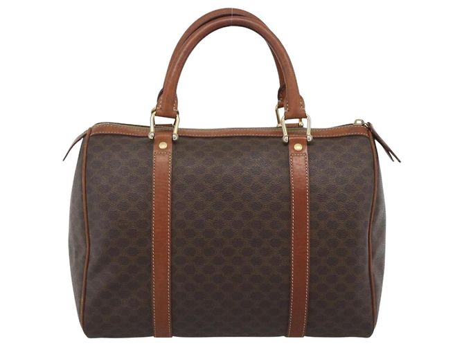 Céline Borsa CELINE Macadam Canvas PVC Marrone Autentica 188100A - vista 2