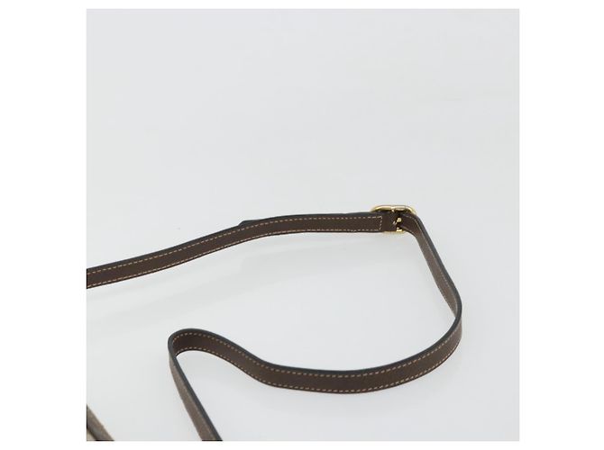 Bolso de hombro GUCCI GG Supreme Web Sherry Line PVC Beige Oro Auth 187688 Dorado - vista 8