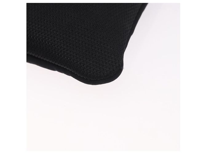 Borsa a tracolla PRADA Sports Line in cotone nero argento Auth ka4861 - vista 14