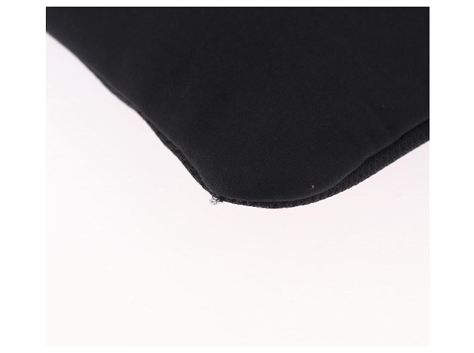Borsa a tracolla PRADA Sports Line in cotone nero argento Auth ka4861 - vista 15