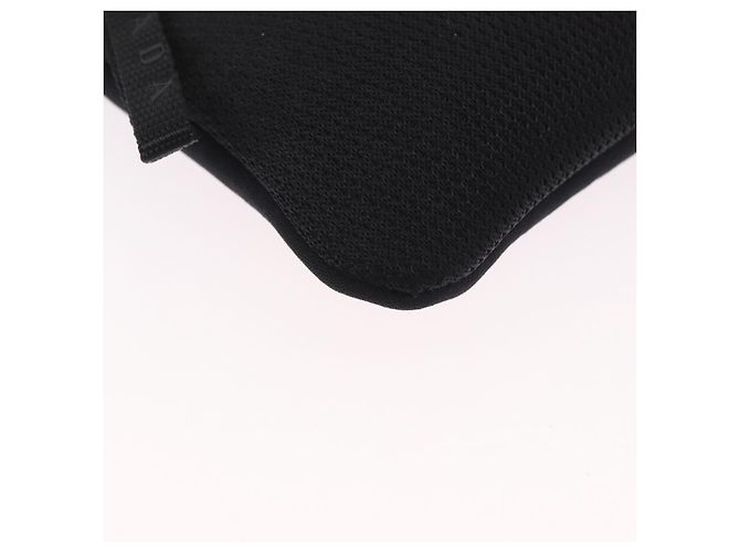 Borsa a tracolla PRADA Sports Line in cotone nero argento Auth ka4861 - vista 9