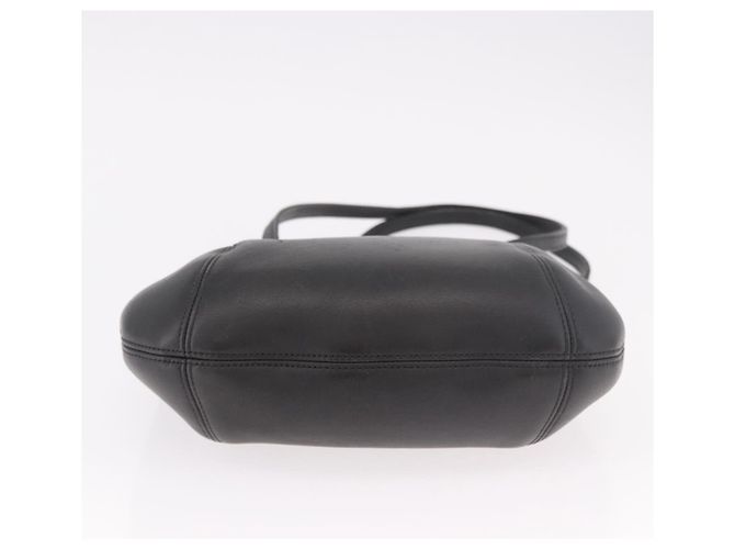Borsa Tote Coach in pelle nera e oro Auth 188367 Nero D'oro - vista 5