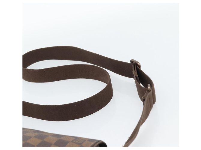 LOUIS VUITTON Borsa a tracolla Damier Ebene Brooklyn PM N51210 LV Auth 188513 - vista 14