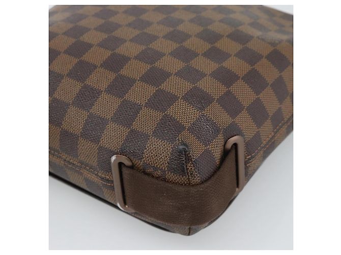 LOUIS VUITTON Borsa a tracolla Damier Ebene Brooklyn PM N51210 LV Auth 188513 - vista 17
