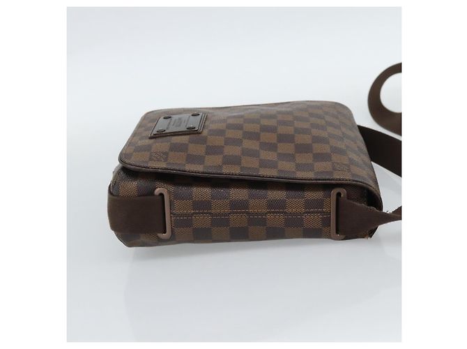 LOUIS VUITTON Borsa a tracolla Damier Ebene Brooklyn PM N51210 LV Auth 188513 - vista 4