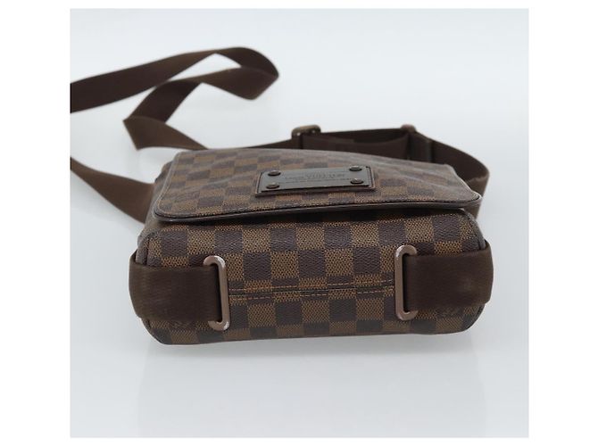 LOUIS VUITTON Borsa a tracolla Damier Ebene Brooklyn PM N51210 LV Auth 188513 - vista 5
