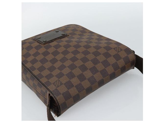 LOUIS VUITTON Borsa a tracolla Damier Ebene Brooklyn PM N51210 LV Auth 188513 - vista 6