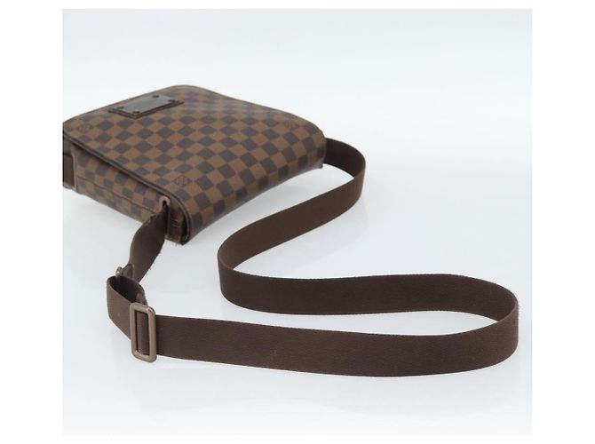 LOUIS VUITTON Borsa a tracolla Damier Ebene Brooklyn PM N51210 LV Auth 188513 - vista 7