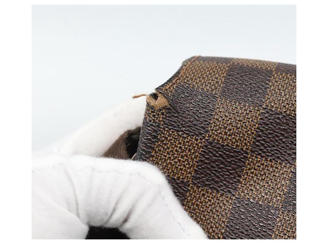 LOUIS VUITTON Borsa a tracolla Damier Ebene Brooklyn PM N51210 LV Auth 188513 - vista 9