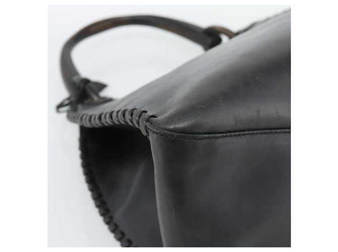 Borsa a tracolla GUCCI in pelle nera 106236 Auth BA13519 Nero - vista 15